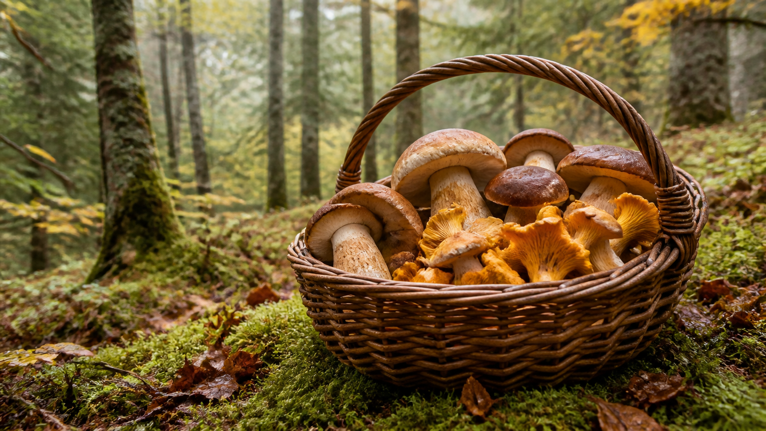 Cueillette de champignons dans les Pyrénées en groupe : règles, forêts, sécurité et recettes au gîte