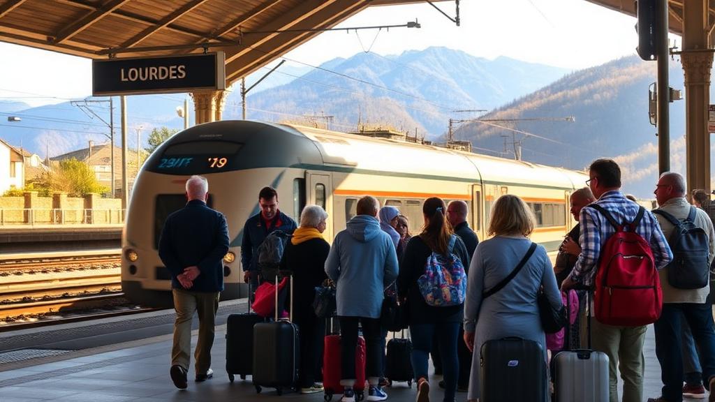 Comment venir à Lourdes en groupe : train, bus, avion et covoiturage